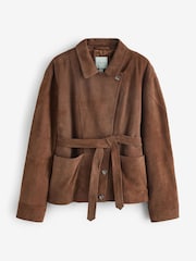 Urban Code Suede Wrap Jacket - 2的图像2｝