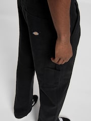 Dickies Black Carpenter Canvas Straight Leg Trousers - Image 6 of 8