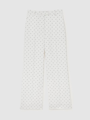 Reiss Beatrix Polka-Dot Wide-Leg Suit Trousers - תמונה 2 מתוך 7