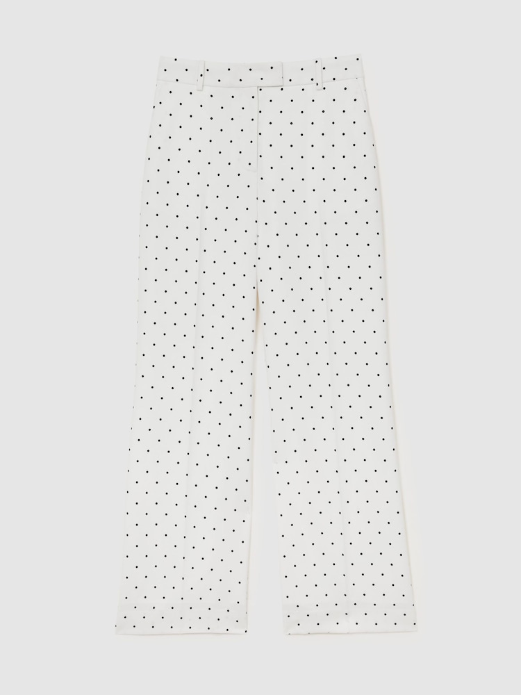 Reiss Beatrix Polka-Dot Wide-Leg Suit Trousers - תמונה 2 מתוך 7 Reiss Beatrix Polka-Dot Wide-Leg Suit Trousers - תמונה 2 מתוך 7