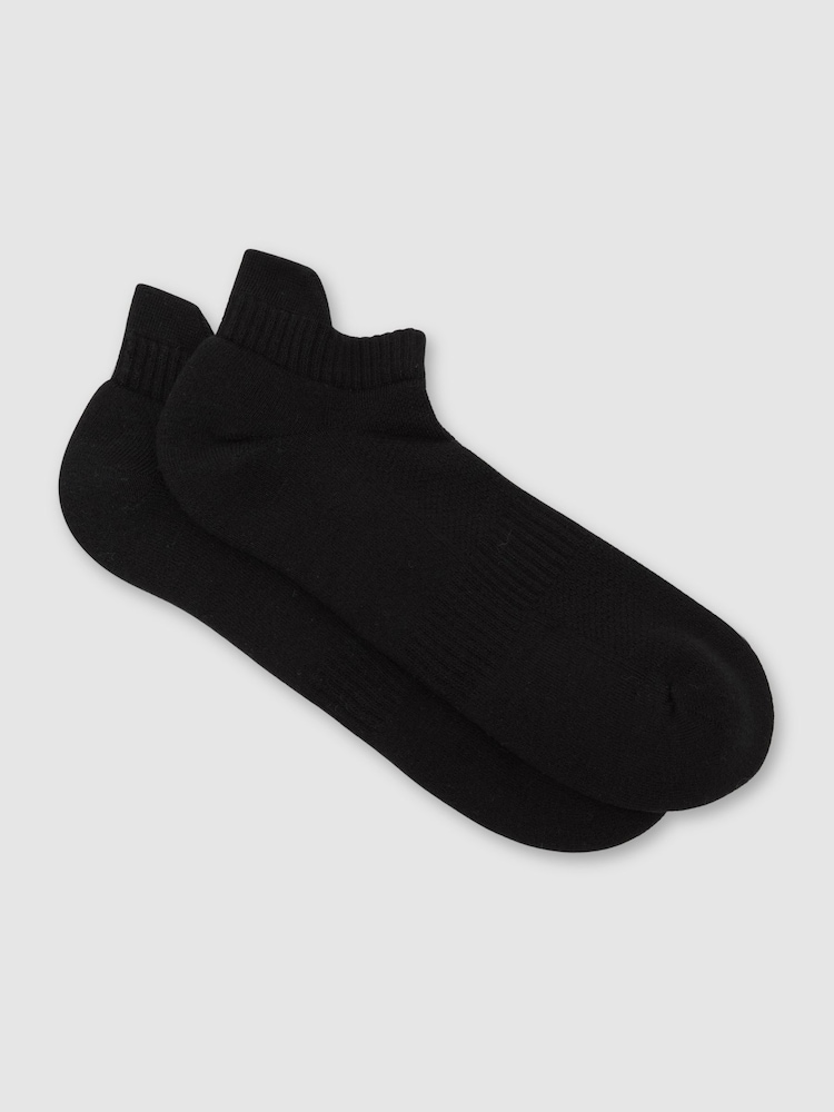 Schwarz - Reiss Luca Cotton-Blend Trainer Socks - Bild 1 von 3 Schwarz - Reiss Luca Cotton-Blend Trainer Socks - Bild 1 von 3