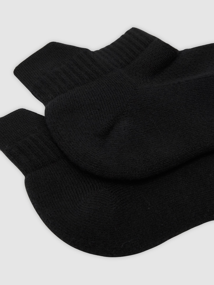 Schwarz - Reiss Luca Cotton-Blend Trainer Socks - Bild 2 von 3 Schwarz - Reiss Luca Cotton-Blend Trainer Socks - Bild 2 von 3