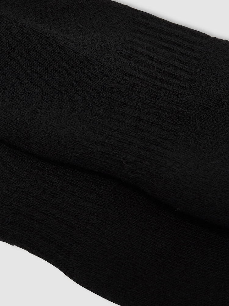 Schwarz - Reiss Luca Cotton-Blend Trainer Socks - Bild 3 von 3 Schwarz - Reiss Luca Cotton-Blend Trainer Socks - Bild 3 von 3