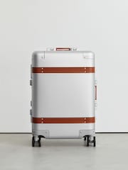 Reiss Silver Apollo Reiss | Journey Maker Hard-Shell Cabin Suitcase - Image 2 of 8