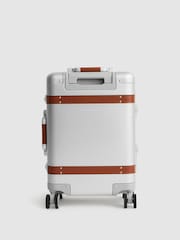 Reiss Silver Apollo Reiss | Journey Maker Hard-Shell Cabin Suitcase - Image 6 of 8