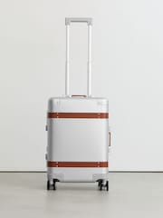 Reiss Silver Apollo Reiss | Journey Maker Hard-Shell Cabin Suitcase - Image 8 of 8