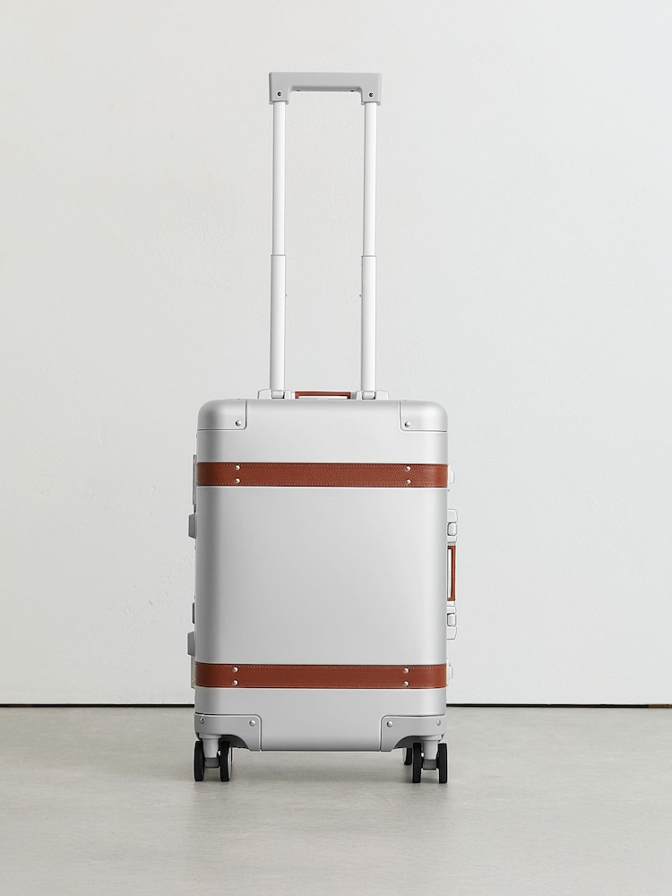 Reiss Silver Apollo Reiss | Journey Maker Hard-Shell Cabin Suitcase - Image 8 of 8 Reiss Silver Apollo Reiss | Journey Maker Hard-Shell Cabin Suitcase - Image 8 of 8
