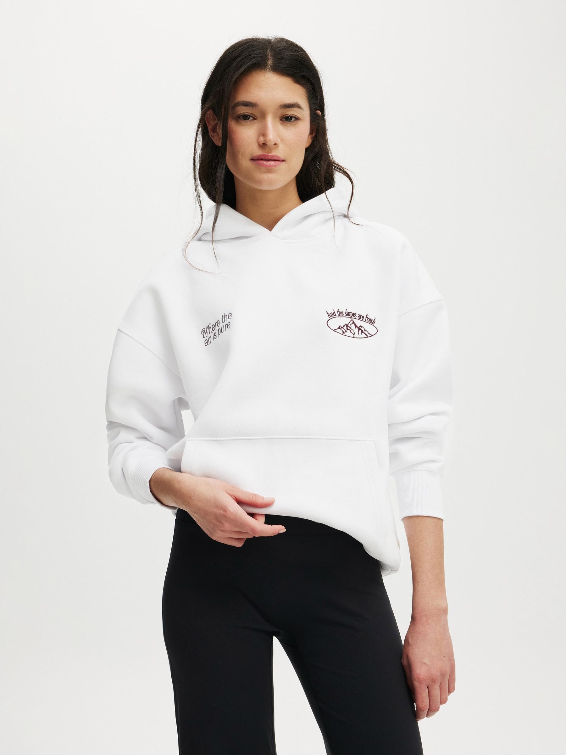トップス BEEDEN DISCOMFORT SWITCHING LOGOPULLOVER Buy Cotton On White Plush Premium Ski Graphic Hoodie from Next Canada