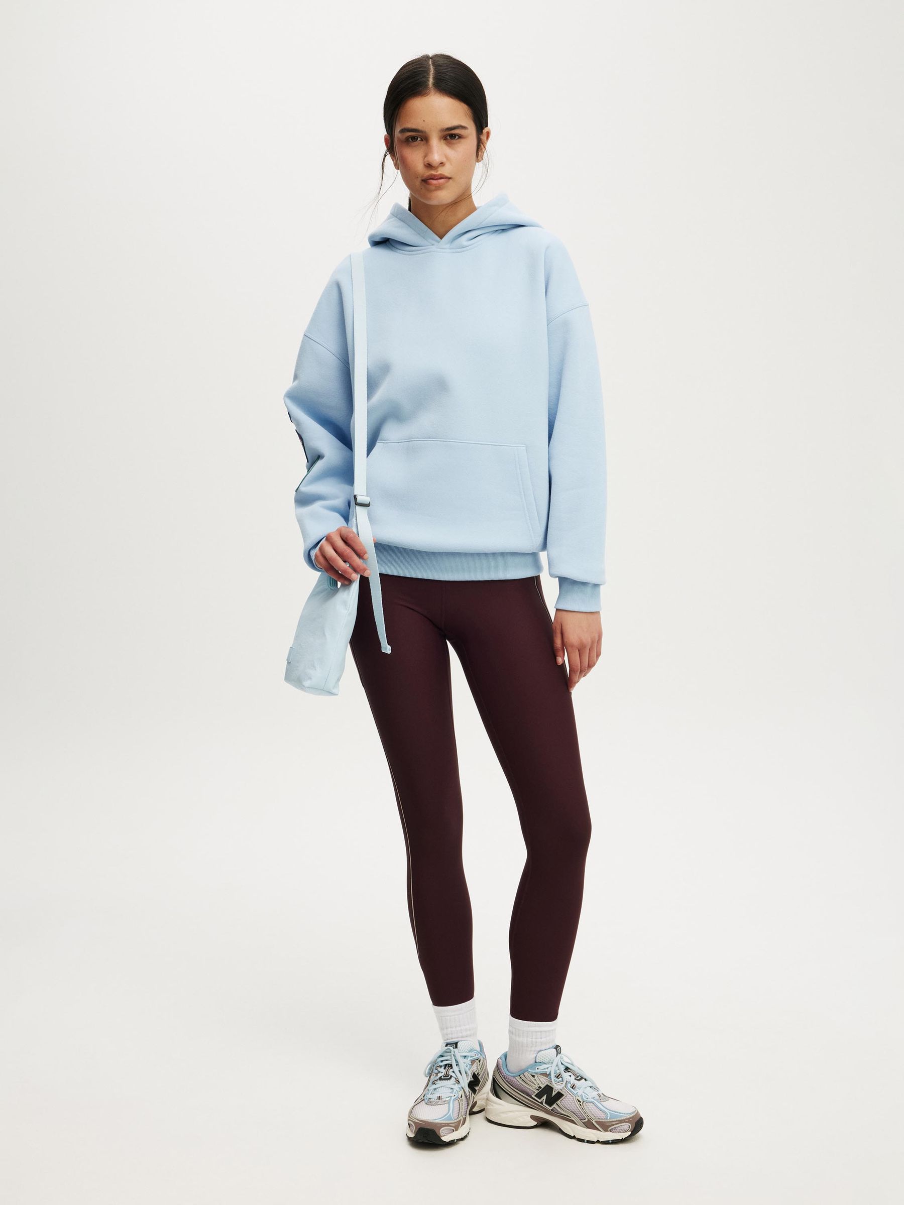 Buy Cotton On Blue Plush Premium Ski Graphic Hoodie from Next Oman