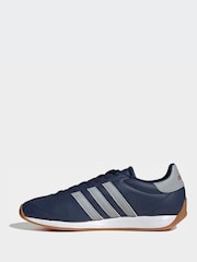adidas Navy Runvista Trainers - Image 4 of 10