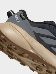 Plava - adidas Terrex Tracefinder Plus Gore-Tex patike za trčanje po trailima - Slika 9 od 10