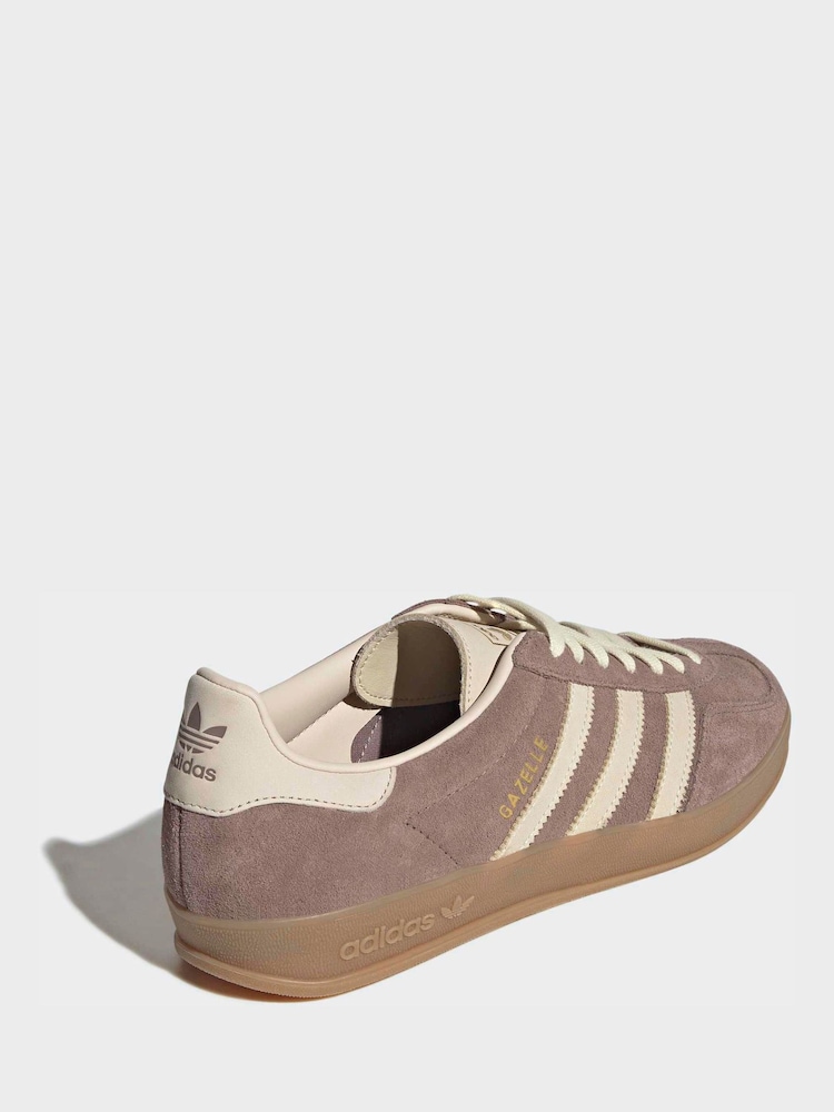 adidas Originals Brown Gazelle Indoor Trainers - Image 2 of 9 adidas Originals Brown Gazelle Indoor Trainers - Image 2 of 9