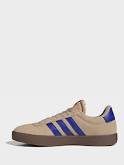 adidas Beige/Blue Vl Court 3.0 Trainers - Image 2 of 8