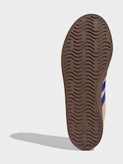 adidas Beige/Blue Vl Court 3.0 Trainers - Image 6 of 8