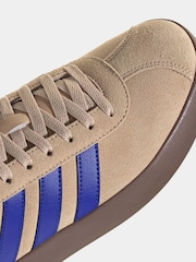 adidas Beige/Blue Vl Court 3.0 Trainers - Image 7 of 8