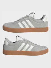 adidas Grey Vl Court 3.0 Trainers - Image 6 of 10