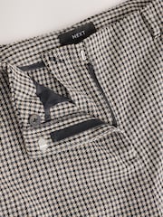 Neutral Dogtooth Slim Tailored Trousers - Image 7 of 8