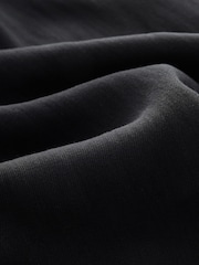 Black Crinkle Palazzo Trousers - Image 7 of 8