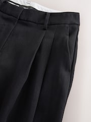 Black Crinkle Palazzo Trousers - Image 8 of 8