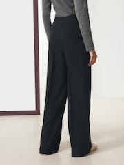 Black Tailored Wide Leg Trousers - Image 5 of 9
