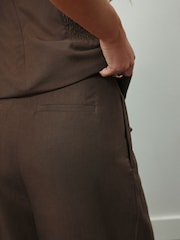 Chocolat Marron - Pantalon large de jambe - Image 5 de 8