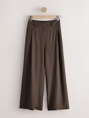 Chocolat Marron - Pantalon large de jambe - Image 6 de 8