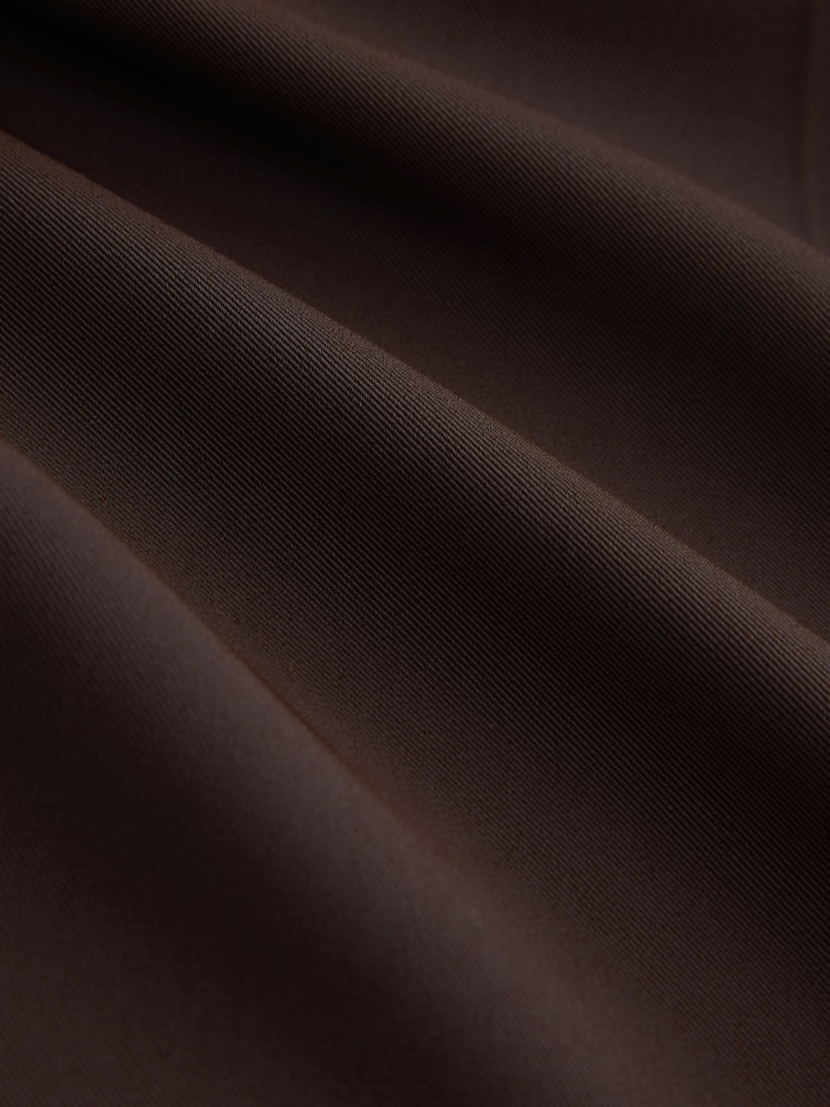 Chocolate Brown - Tie Waist Wide Leg Trousers - Image 8 of 8 Chocolate Brown - Tie Waist Wide Leg Trousers - Image 8 of 8