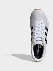 adidas White Run 70s 2.0 Knit Trainers - Image 5 of 8