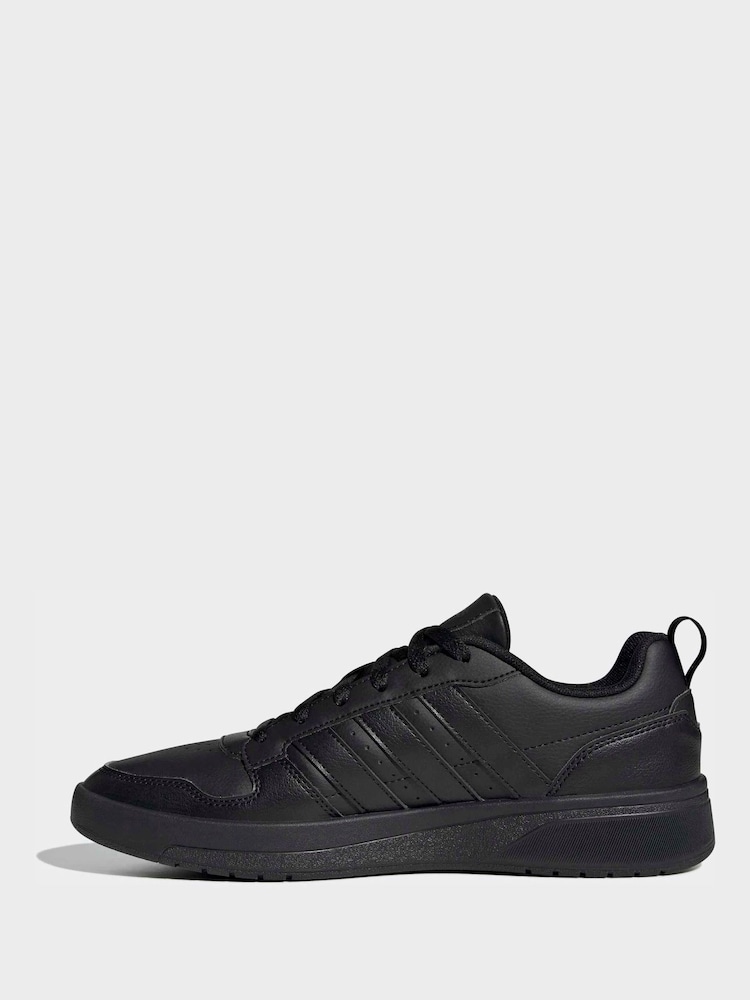 adidas Black Courtwave Trainers - Image 2 of 9 adidas Black Courtwave Trainers - Image 2 of 9