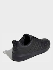 adidas Black Courtwave Trainers - Image 4 of 9