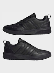 adidas Black Courtwave Trainers - Image 5 of 9