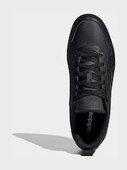 adidas Black Courtwave Trainers - Image 6 of 9