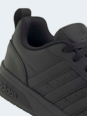 adidas Black Courtwave Trainers - Image 8 of 9