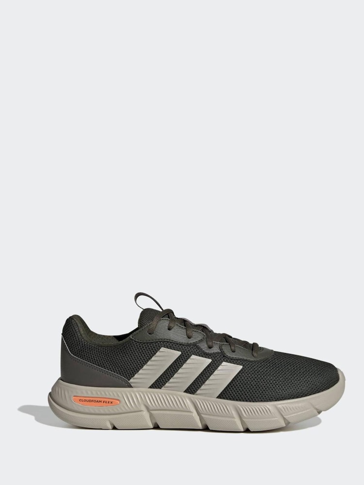 Зелений - adidas Cloudfoam Flex Laces Trainers - Image 1 of 8