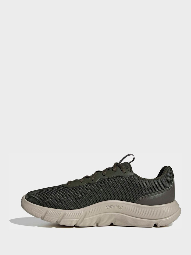 Зелений - adidas Cloudfoam Flex Laces Trainers - Image 2 of 8