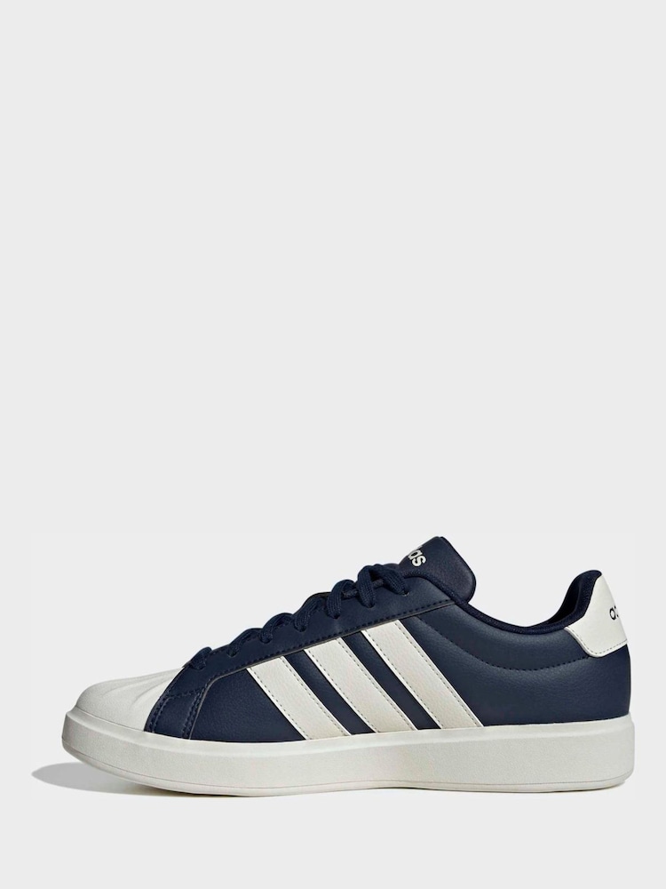 adidas Blue Streettalk Trainers - Image 2 of 10