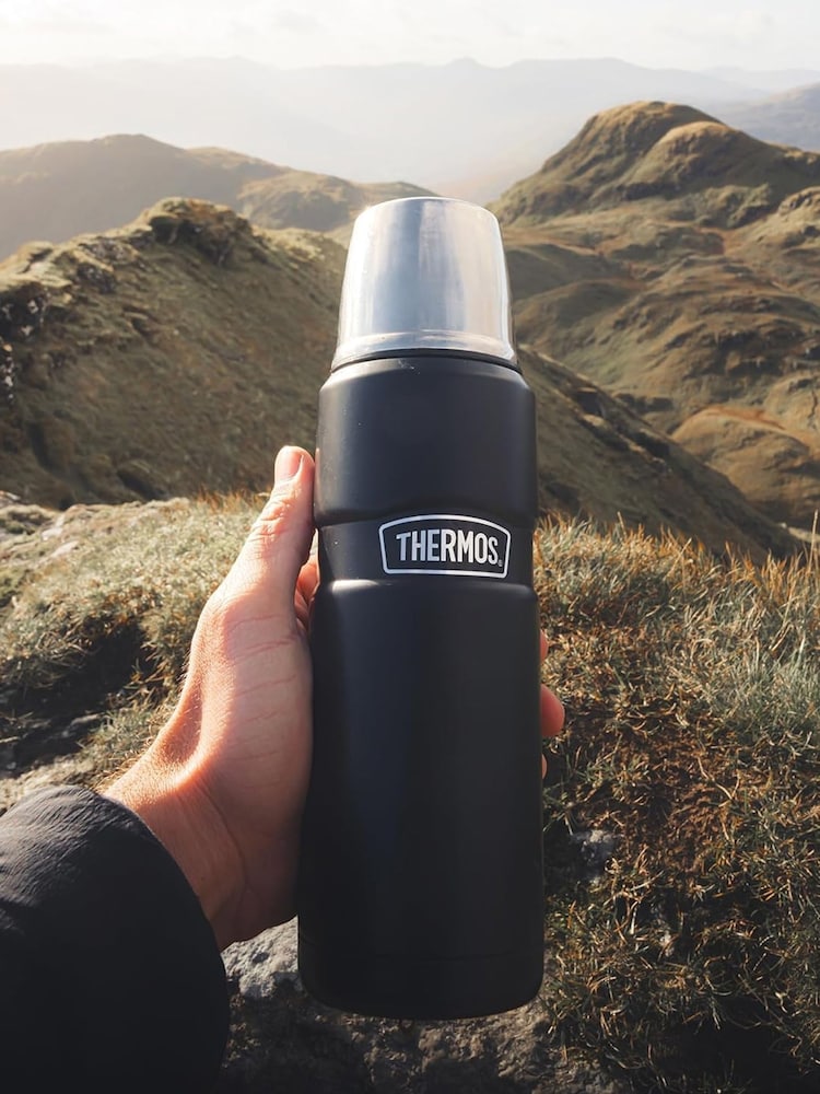 Thermos Matt Black SK2000 470ml GTB Stainless King Flask - Image 2 of 5 Thermos Matt Black SK2000 470ml GTB Stainless King Flask - Image 2 of 5