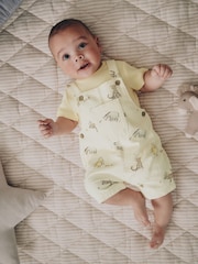 素色 - Winnie The Pooh Baby Dungaree and Bodysuit Set (0mths-2yrs) - 圖片 1/15