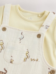 素色 - Winnie The Pooh Baby Dungaree and Bodysuit Set (0mths-2yrs) - 圖片 10/15