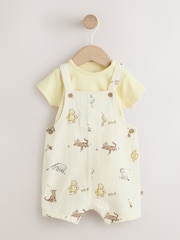 素色 - Winnie The Pooh Baby Dungaree and Bodysuit Set (0mths-2yrs) - 圖片 6/15
