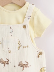 素色 - Winnie The Pooh Baby Dungaree and Bodysuit Set (0mths-2yrs) - 圖片 9/15