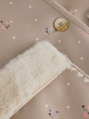 素色 - Faux Shearling Coat (12mths-7yrs) - 圖片 10，共 11