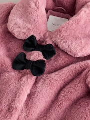 Pink Skirted Faux Fur Coat (12mths-7yrs) - Image 8 of 10