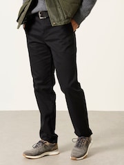 Noir - Pantalon chino FatFace habillé ajusté - Image 1 de 5
