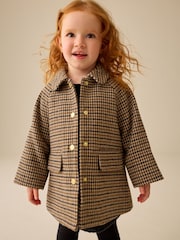 Brown Heritage Check Coat (3mths-7yrs) - Image 1 of 10