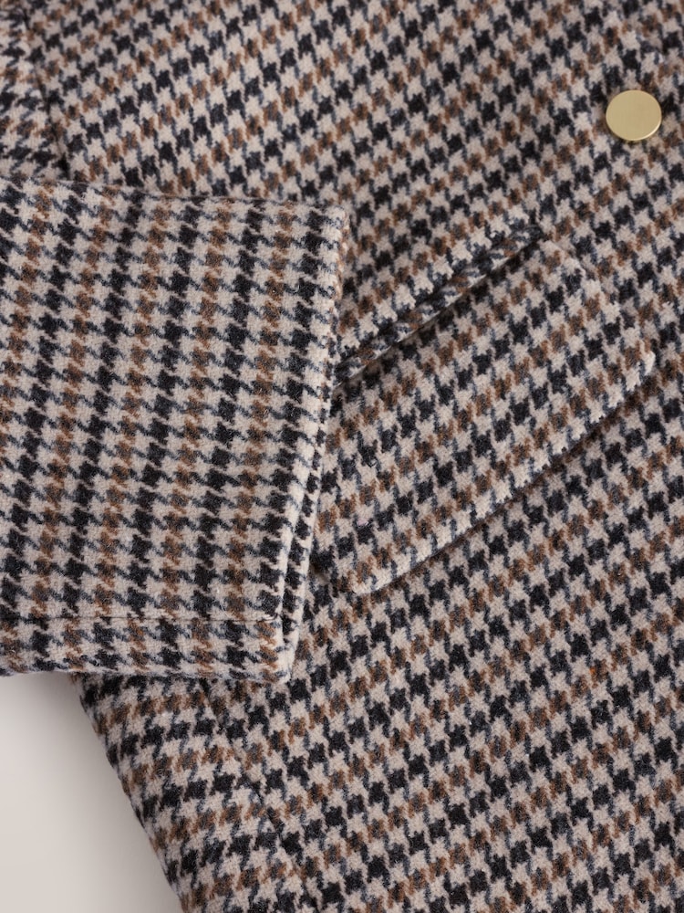 Brown Heritage Check Coat (3mths-7yrs) - Image 10 of 10 Brown Heritage Check Coat (3mths-7yrs) - Image 10 of 10