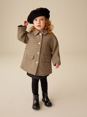 Brown Heritage Check Coat (3mths-7yrs) - Image 2 of 10