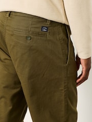 FatFace Carbis Khaki Green Relaxed Fit Chinos - Image 3 of 6