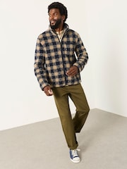 FatFace Carbis Khaki Green Relaxed Fit Chinos - Image 5 of 6