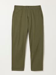 FatFace Carbis Khaki Green Relaxed Fit Chinos - Image 6 of 6